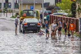 Flooding In Gdansk, Poland