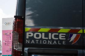 Police Reforce The Security Around The Stade Parc Des Princes, In Paris, To The Match Between Israel X Mali.