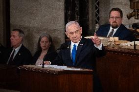 Netanyahu addresses joint session of Congress