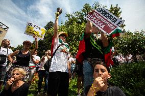 Protest In Front Of The National Assembly Of The Republic Of Bulgaria In Sofia.