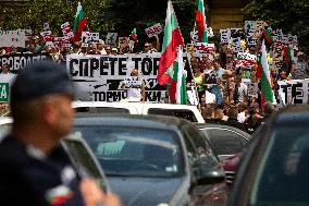 Protest In Front Of The National Assembly Of The Republic Of Bulgaria In Sofia.