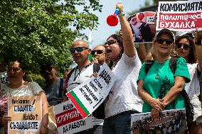 Protest In Front Of The National Assembly Of The Republic Of Bulgaria In Sofia.