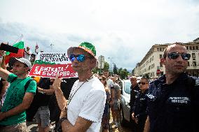 Protest In Front Of The National Assembly Of The Republic Of Bulgaria In Sofia.