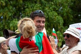 Protest In Front Of The National Assembly Of The Republic Of Bulgaria In Sofia.