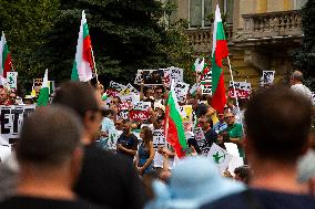 Protest In Front Of The National Assembly Of The Republic Of Bulgaria In Sofia.