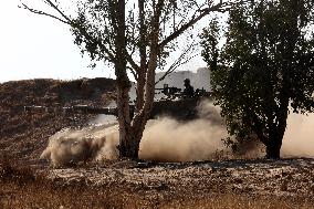 ISRAEL-GAZA-BORDER-TROOPS