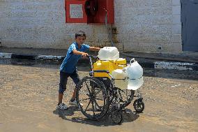 MIDEAST-GAZA-DEIR AL-BALAH-SEAWATER DESALINATION PLANT