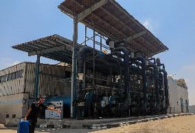 MIDEAST-GAZA-DEIR AL-BALAH-SEAWATER DESALINATION PLANT