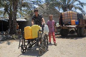 MIDEAST-GAZA-DEIR AL-BALAH-SEAWATER DESALINATION PLANT