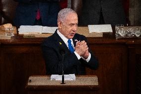 Netanyahu addresses joint session of Congress