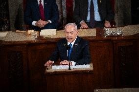 Netanyahu addresses joint session of Congress