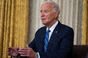 Biden Gives First Speech Since Dropping Out - Washington