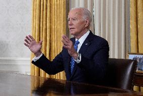 Biden Gives First Speech Since Dropping Out - Washington