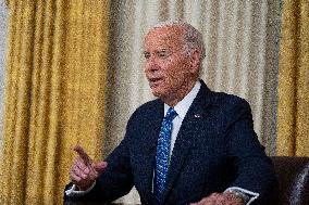 Biden Gives First Speech Since Dropping Out - Washington