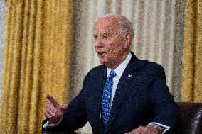 Biden Gives First Speech Since Dropping Out - Washington