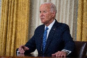 Biden Gives First Speech Since Dropping Out - Washington