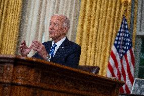 Biden Gives First Speech Since Dropping Out - Washington