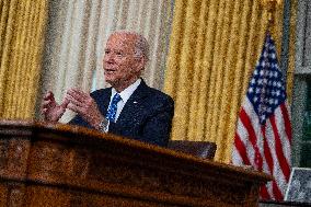 Biden Gives First Speech Since Dropping Out - Washington