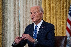 Biden Gives First Speech Since Dropping Out - Washington