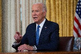 Biden Gives First Speech Since Dropping Out - Washington