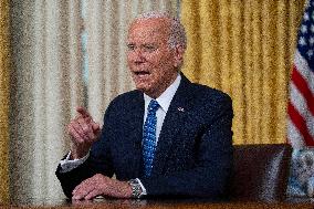 Biden Gives First Speech Since Dropping Out - Washington