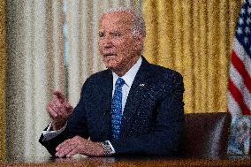 Biden Gives First Speech Since Dropping Out - Washington