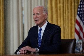 Biden Gives First Speech Since Dropping Out - Washington