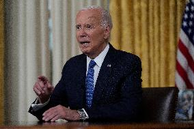 Biden Gives First Speech Since Dropping Out - Washington