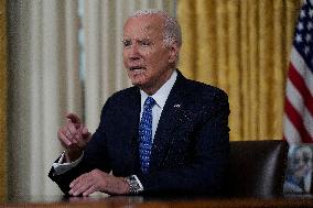 Biden Gives First Speech Since Dropping Out - Washington