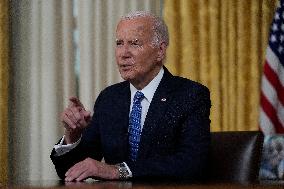 Biden Gives First Speech Since Dropping Out - Washington