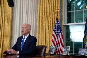 Biden Gives First Speech Since Dropping Out - Washington