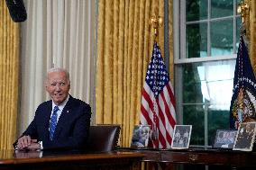 Biden Gives First Speech Since Dropping Out - Washington