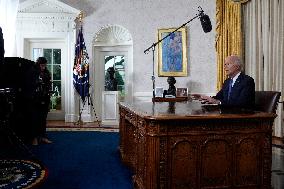 Biden Gives First Speech Since Dropping Out - Washington