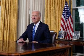 Biden Gives First Speech Since Dropping Out - Washington