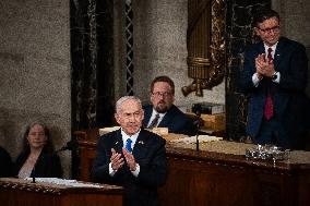 Netanyahu Defends Gaza War Before Congress - Washington