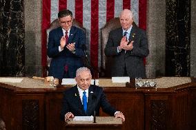 Netanyahu Defends Gaza War Before Congress - Washington