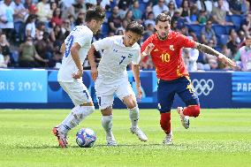 Paris 2024 - Uzbekistan v Spain