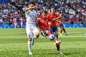 Paris 2024 - Uzbekistan v Spain