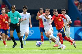 Paris 2024 - Uzbekistan v Spain