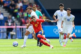 Paris 2024 - Uzbekistan v Spain