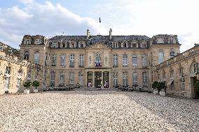 Paris 2024 - Macron Inaugurates The "Maison de L’Elysee"