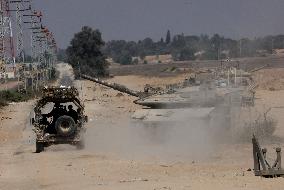 IDF Forces On Israel-Gaza Border