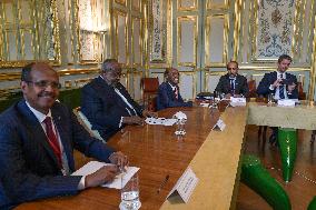 Macron Meets Djibouti’s President - Paris