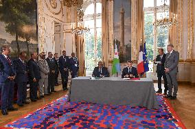 Macron Meets Djibouti’s President - Paris