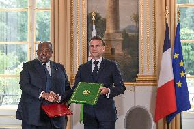 Macron Meets Djibouti’s President - Paris