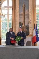 Macron Meets Djibouti’s President - Paris