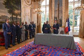 Macron Meets Djibouti’s President - Paris