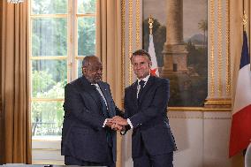 Macron Meets Djibouti’s President - Paris