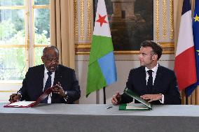 Macron Meets Djibouti’s President - Paris