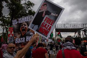 Pro-Palestinian Protest Over Netanyahu's Visit In USA